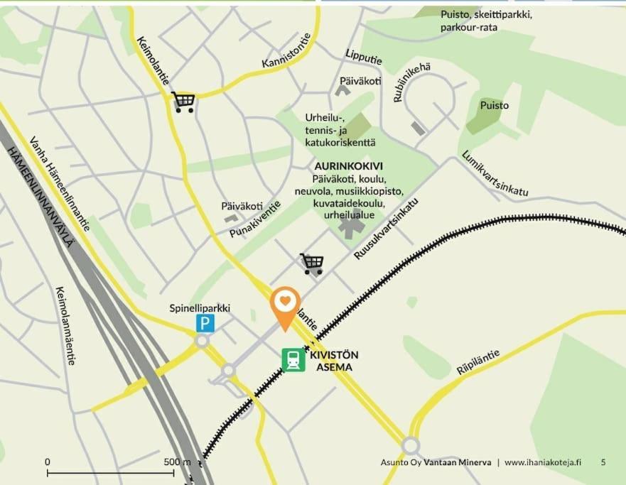 וואנטאה New Apartment Pearl Near Airport מראה חיצוני תמונה